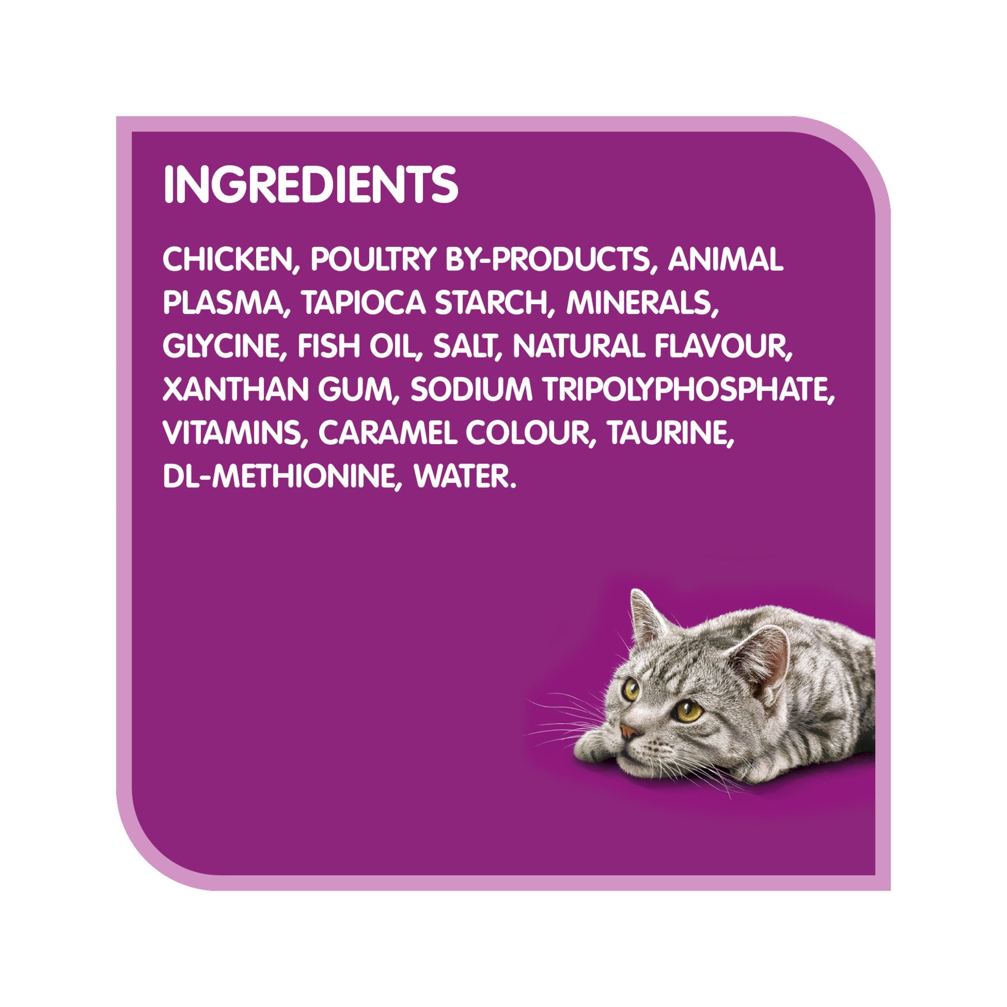 WHISKAS PERFECT PORTIONS Wet Cat Food Cuts in Gravy Chicken Entrée, 75 g