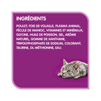 WHISKAS PERFECT PORTIONS Wet Cat Food Cuts in Gravy Chicken Entrée, 75 g