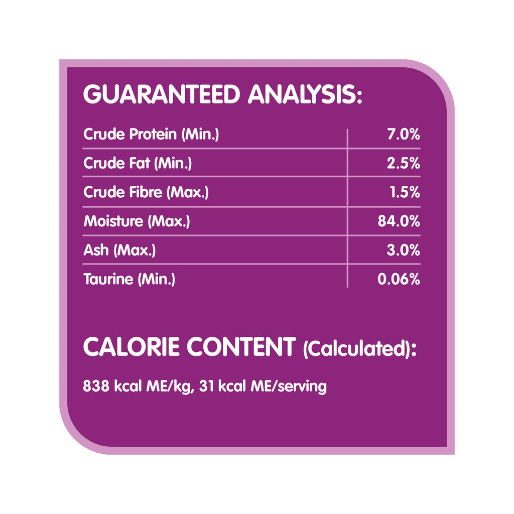 WHISKAS PERFECT PORTIONS Wet Cat Food Cuts in Gravy Chicken Entrée, 75 g