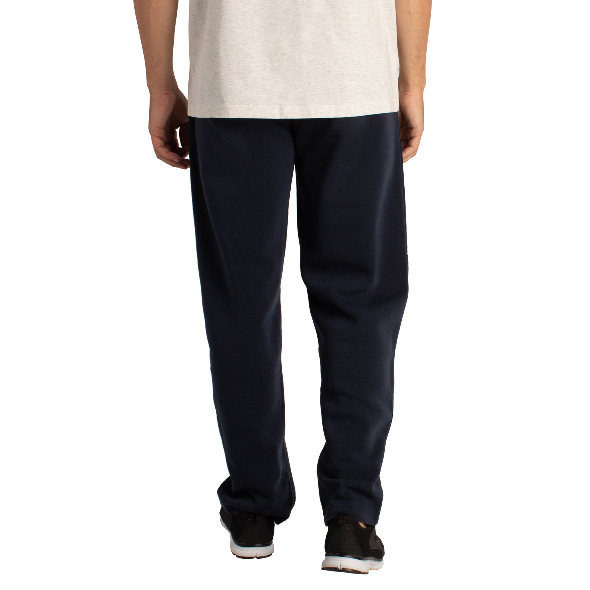 Mountain Ridge Men's Fleece Pants with Hemmed Ankle and Two On-Seam Pockets, Navy