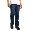 Mountain Ridge Men's Denim Pants with Zip and Button Fly, Blue