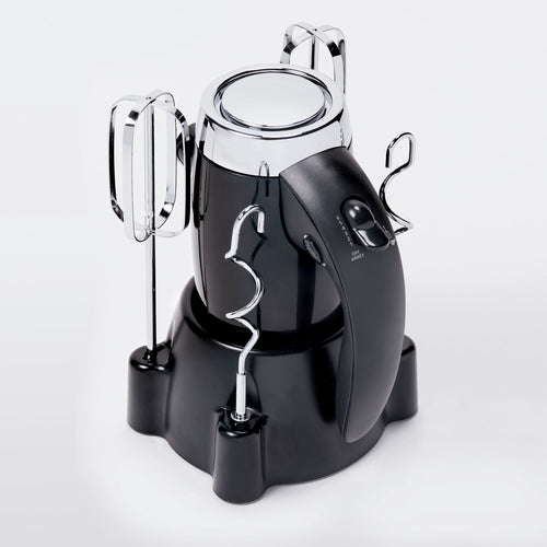 Betty Crocker 7-Speed Hand Mixer with Chrome Plated Beaters, Black
