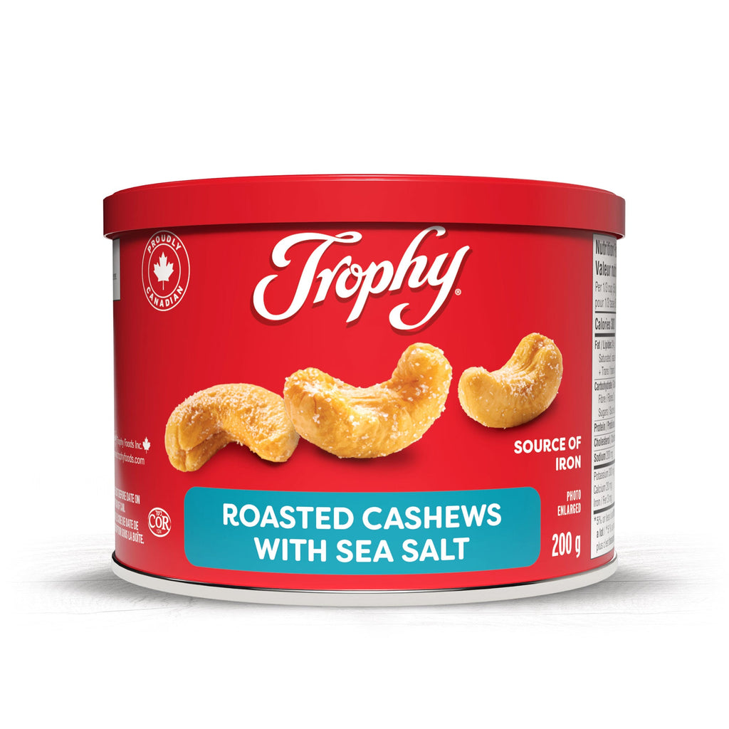 Trophy Roasted Cashews with Sea Salt - 200g
