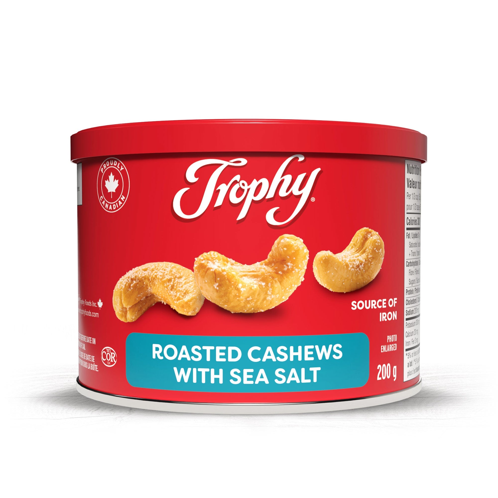 Trophy Roasted Cashews with Sea Salt - 200g