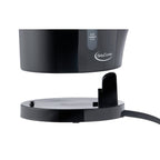 Betty Crocker Cordless Kettle with Water Level Indicator, Black, 1.7-L