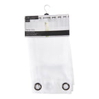 HomeStyles Sheer Curtain Panel with Grommets, White, 52-in x 84-in.