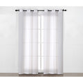 HomeStyles Sheer Curtain Panel with Grommets, White, 52-in x 84-in.