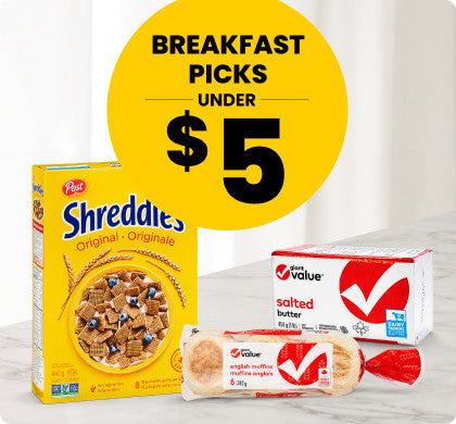 Breakfast Picks Under $5