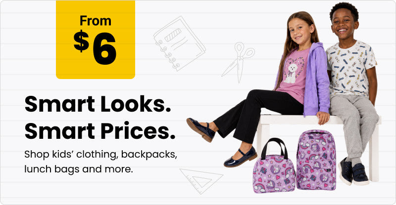 Smart Looks. Smart Prices. Shop kids' clothing, backpacks, lunch bags and more. From $6